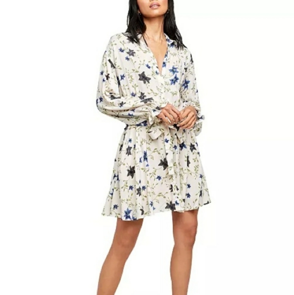 Free People Lighten Up mini Dress Small Nwt - Picture 4 of 7